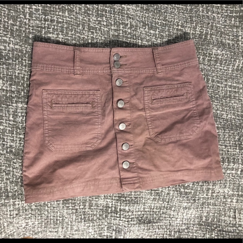 Free People Mini Corduroy Skirt